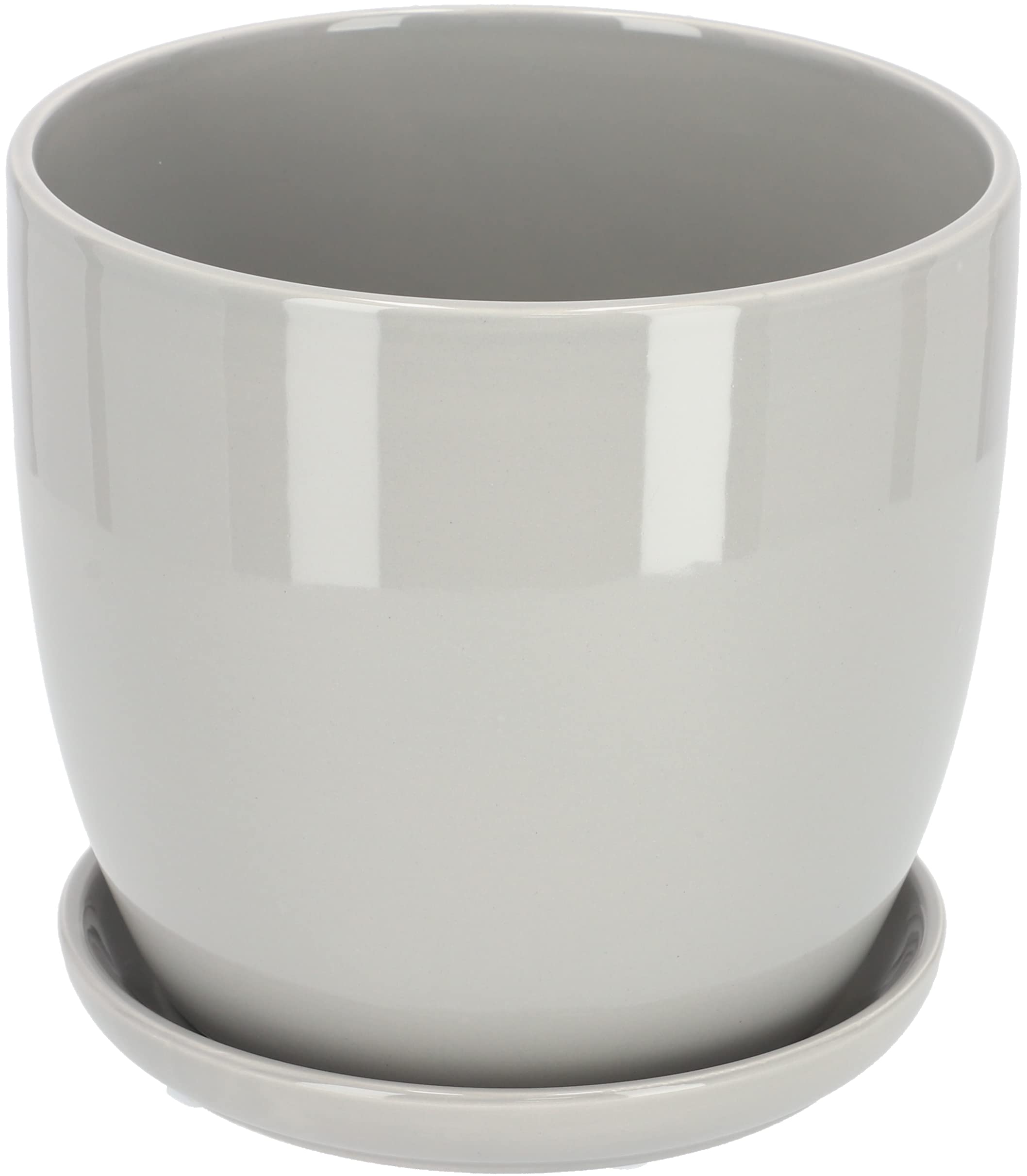 Doniczka 13cm donica osłonka ceramiczna podstawka - KOTARBAU