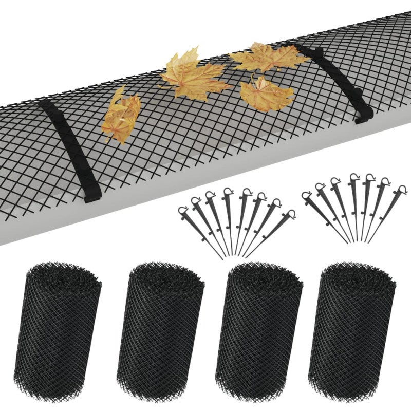 Protezione Per Grondaie In Alluminio 12,7 Cm X 600 Cm | Griglia Tagliabile E Antiruggine Per Foglie E Detriti | Ideale Per Docce, Recinzioni E Fai-da-te