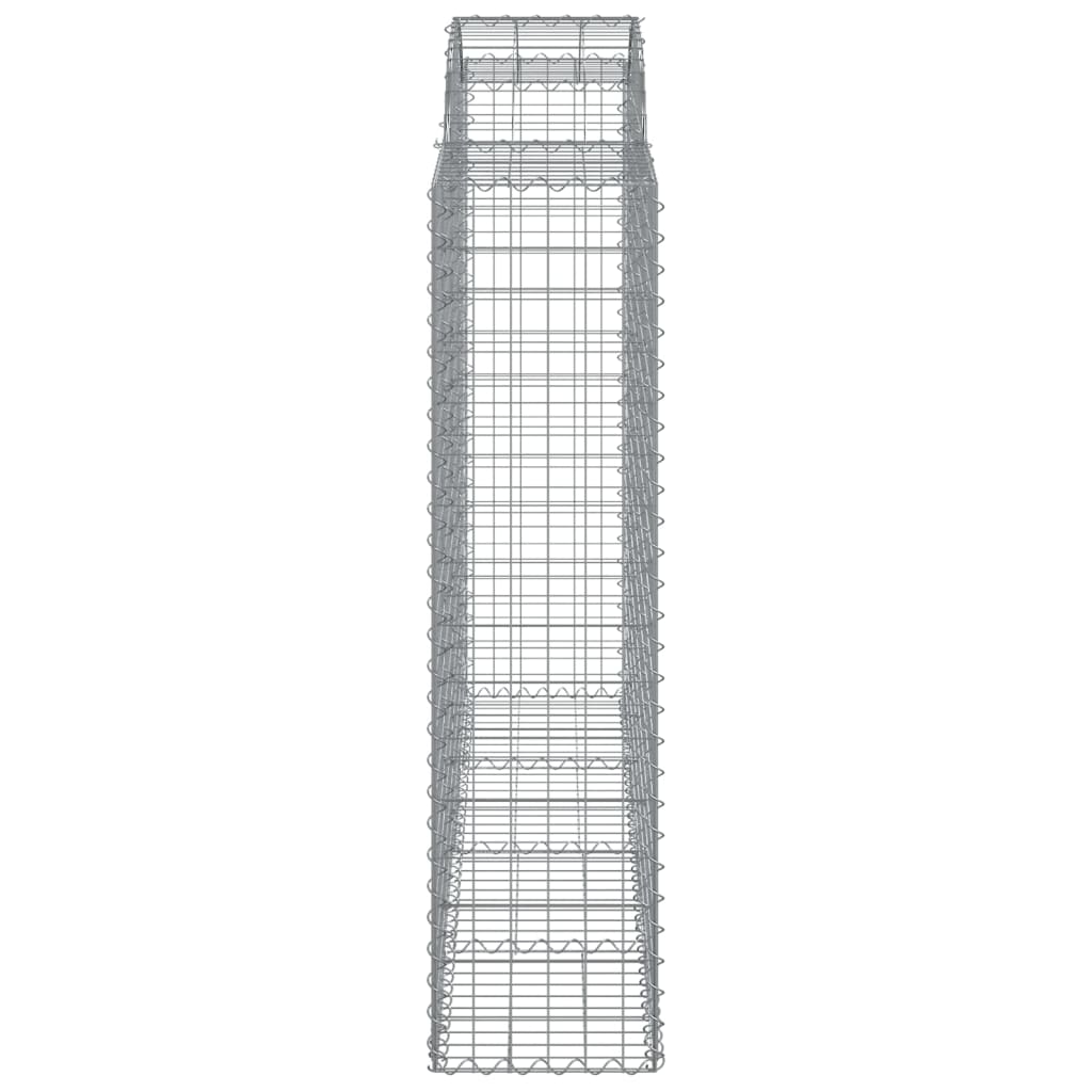 Maison Exclusive - Cesti Gabbioni ad Arco 8 pz 200x50x160/180 cm Ferro Zincato - 5