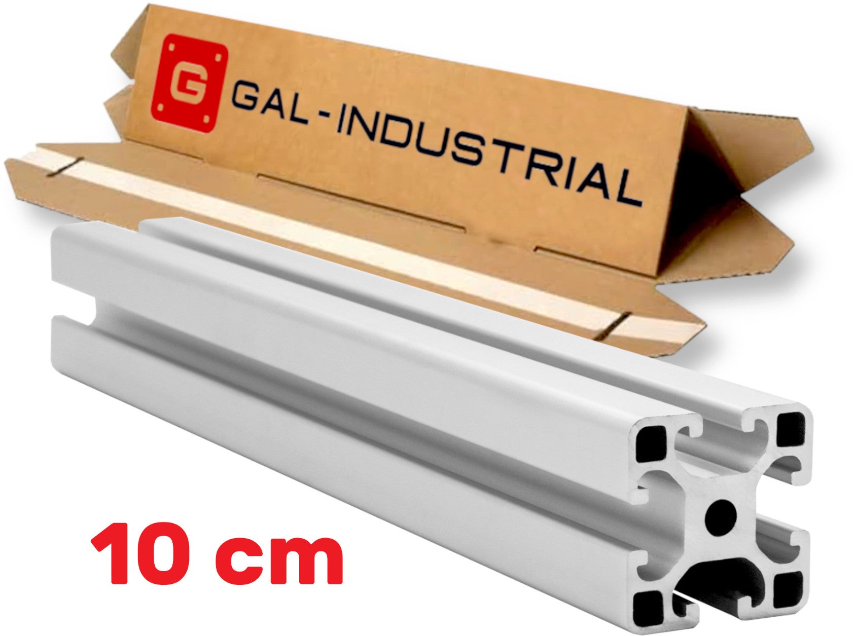 PROFIL KONSTRUKCYJNY ALUMINIOWY 40x40 [8] R 10cm + Cięcie na wymiar