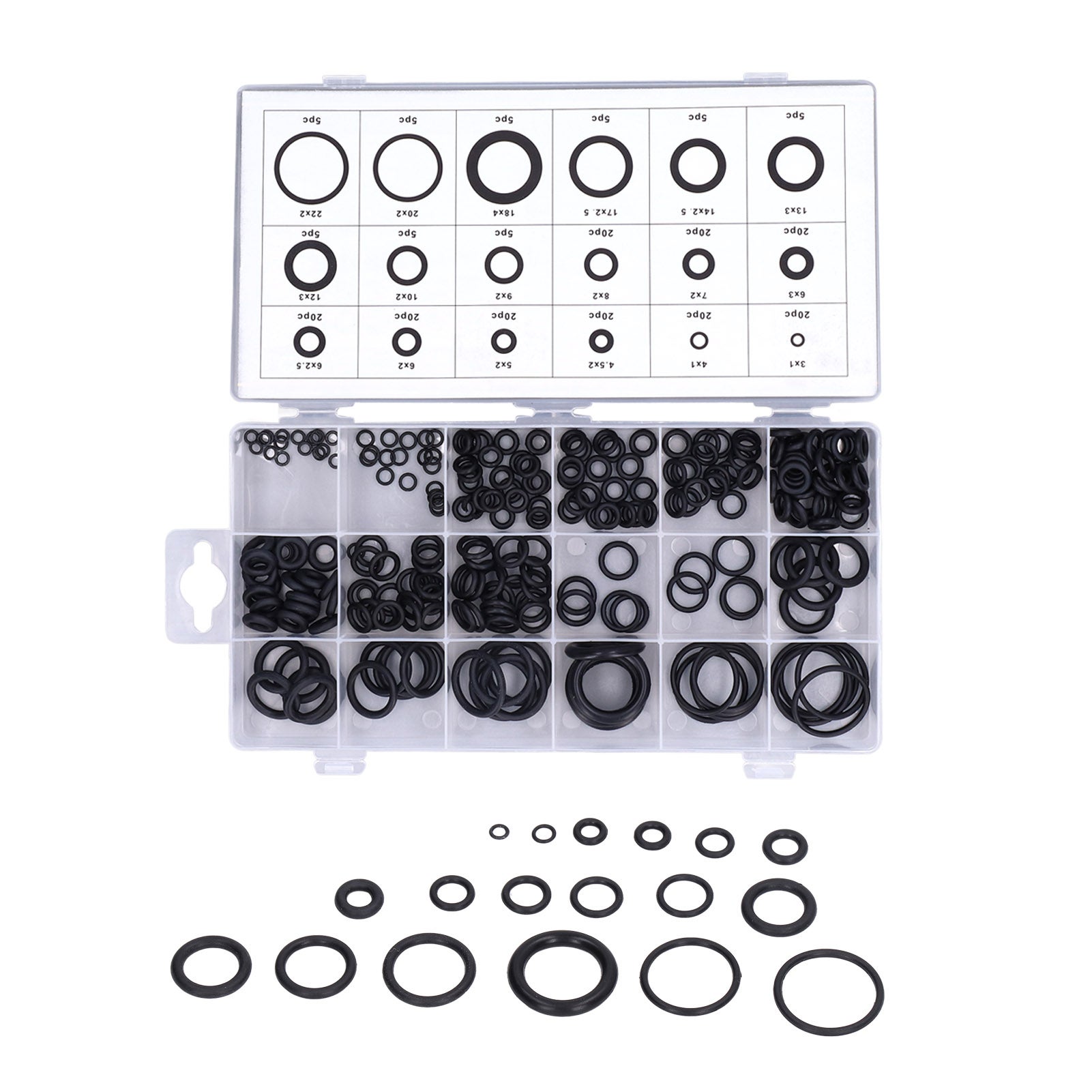 Assortimento Guarnizioni Rondella 125 Pezzi Kit Assortimento Gommini In Gomma Guarnizione Filo Elettrico Assortimento Guarnizioni Rondella - Foto 11