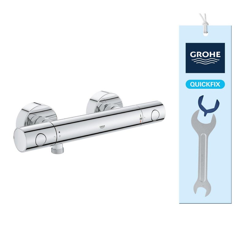 Bateria natryskowa chrom Precision Clova Grohe