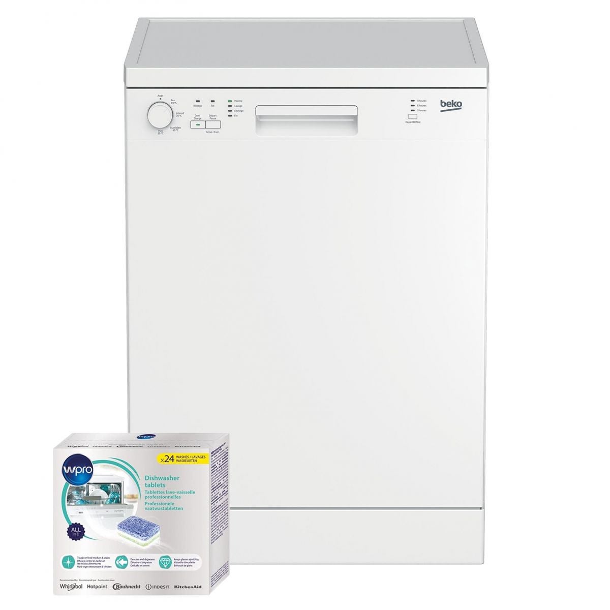 BEKO Lavevaisselle Posable blanc 49dB 13 Couverts 60cm Anti — free download