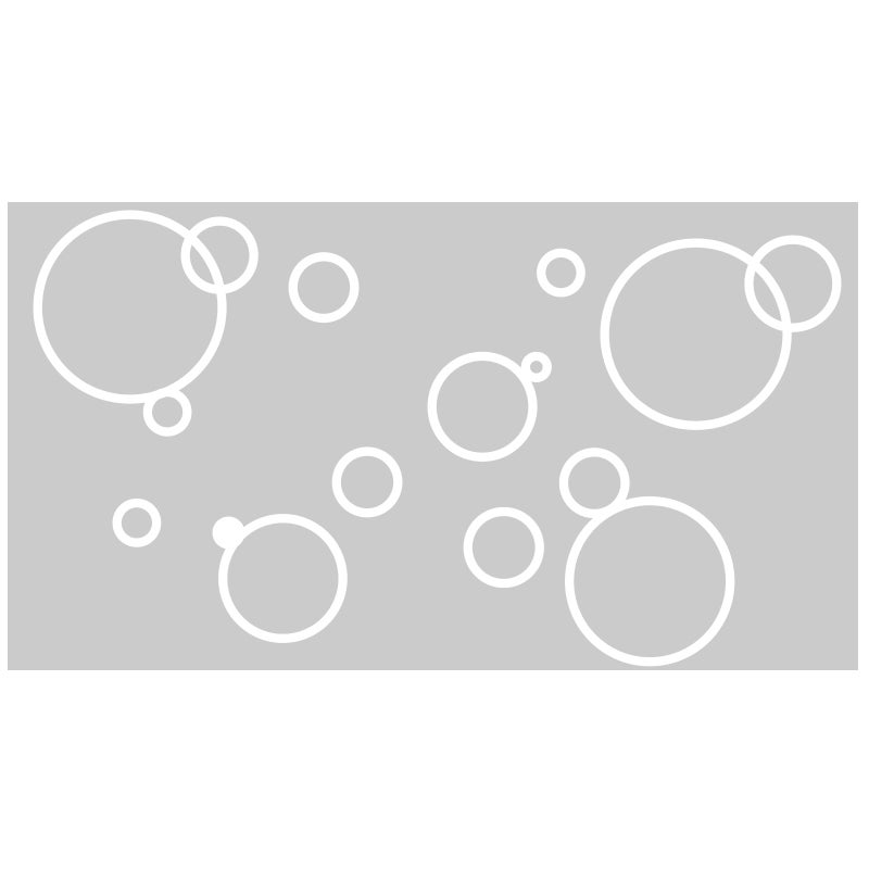 Adesivo doccia bolle di sapone 100x55cm - Sticker adesivo - adesivi murali - 3