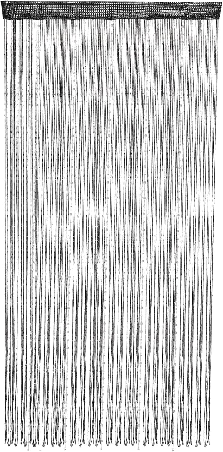 BENECREAT Frange à Paillettes Grises 9,14 M - 25 Cm De Large - Garniture Brillante Pour Couture, Costumes, Rideaux Et Déco