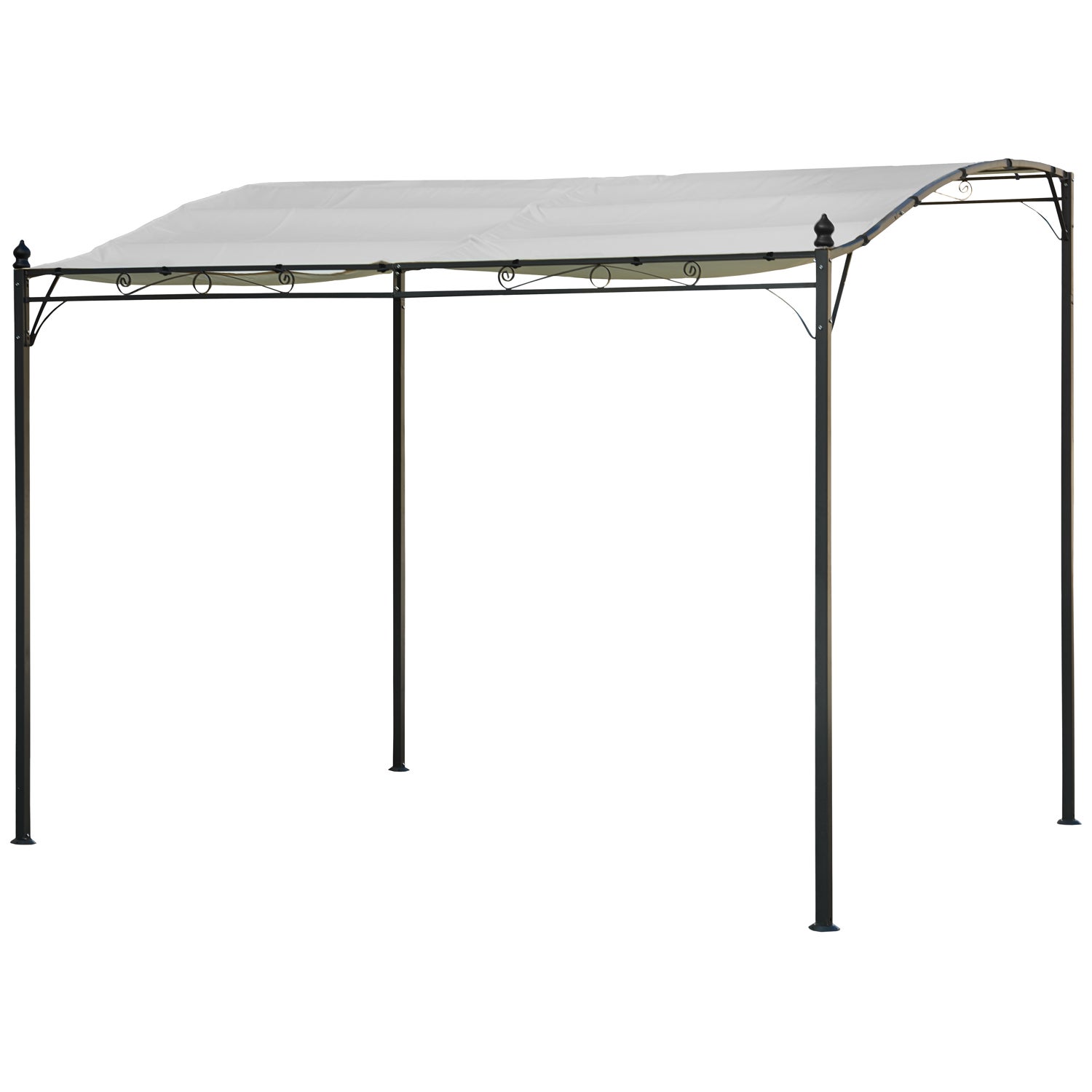 Pergola przyścienna 3 × 2,5 m NICE beżowa