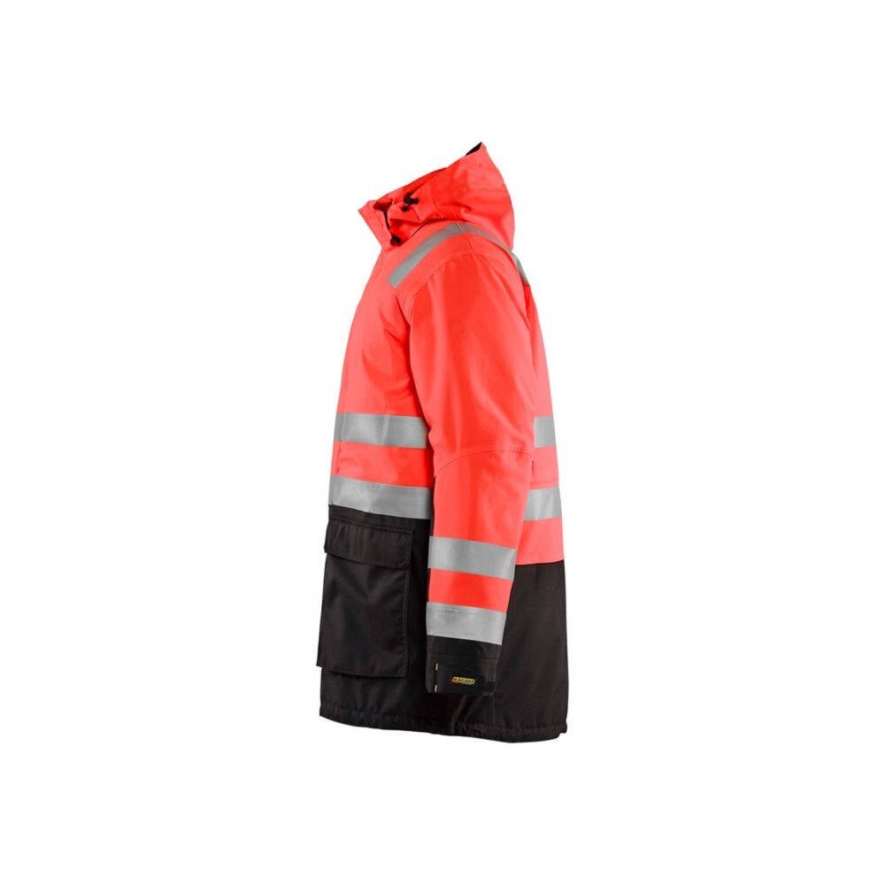 Parka hiver haute visibilité Blaklader Rouge / Noir M - 4