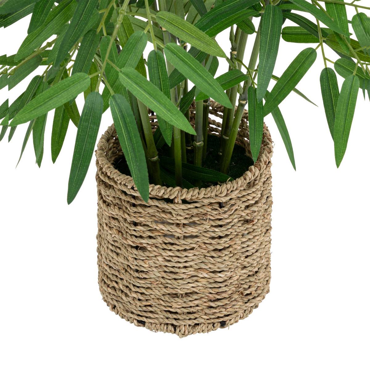 Bambou artificiel pot naturel H100cm vert - Atmosphera créateur d'intérieur - 3