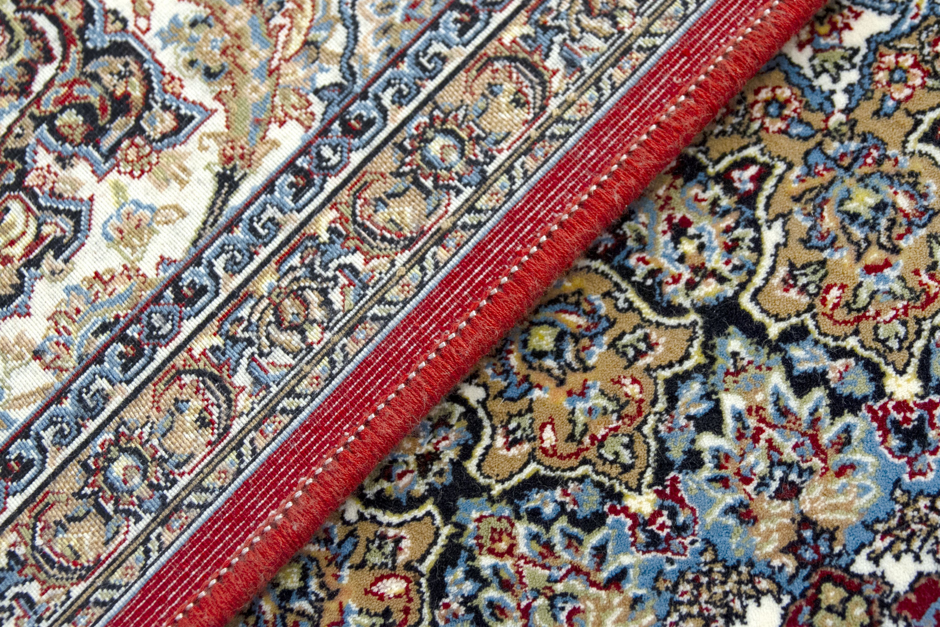 Hamid - Tapis 225x150cm motif floral oriental rouge - 8