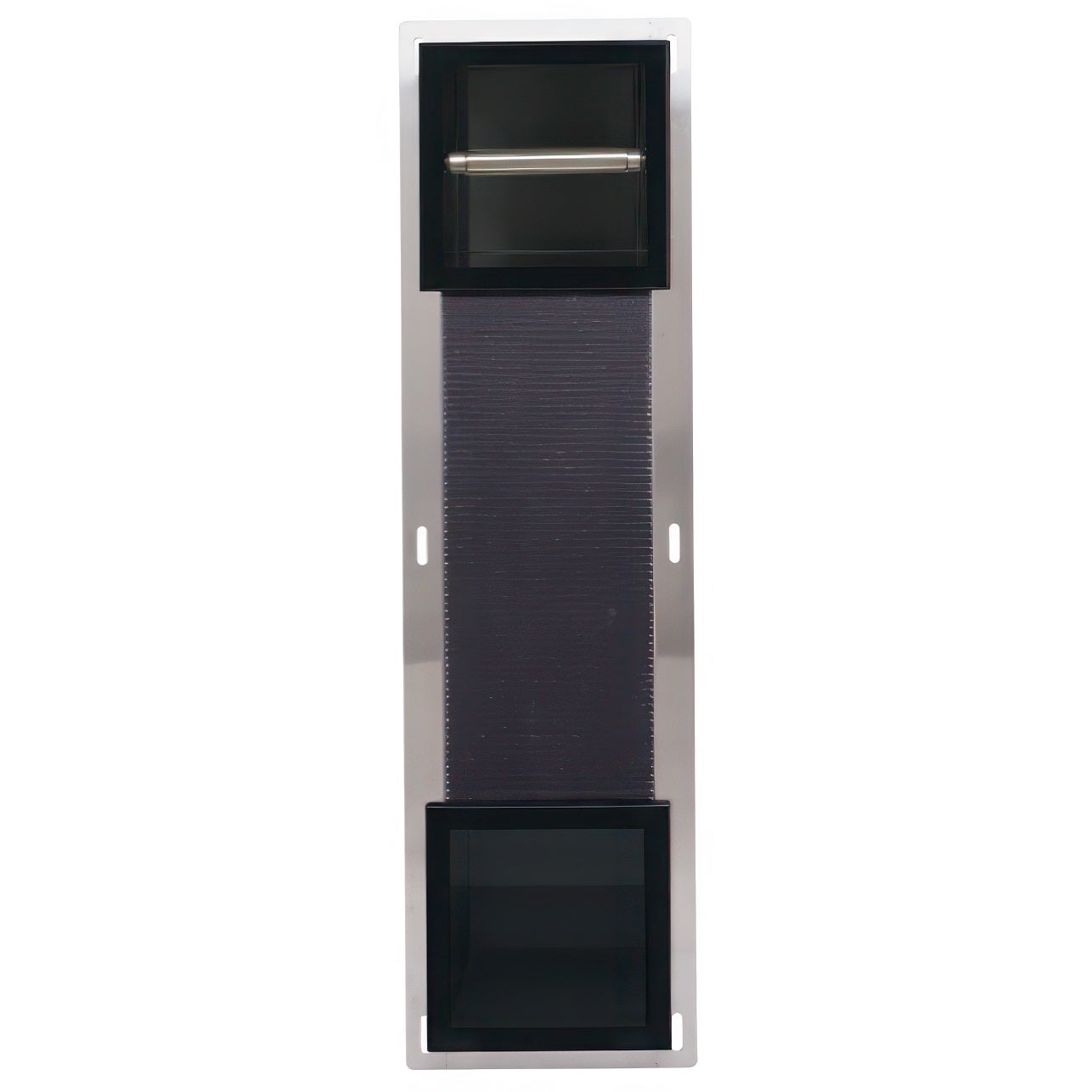 MEGA PACK : Élément de cloison Duofix + Toilettes Slim Soft-Close ROLO Blanc + Tapis + Wallbox et plaque en noir - 6