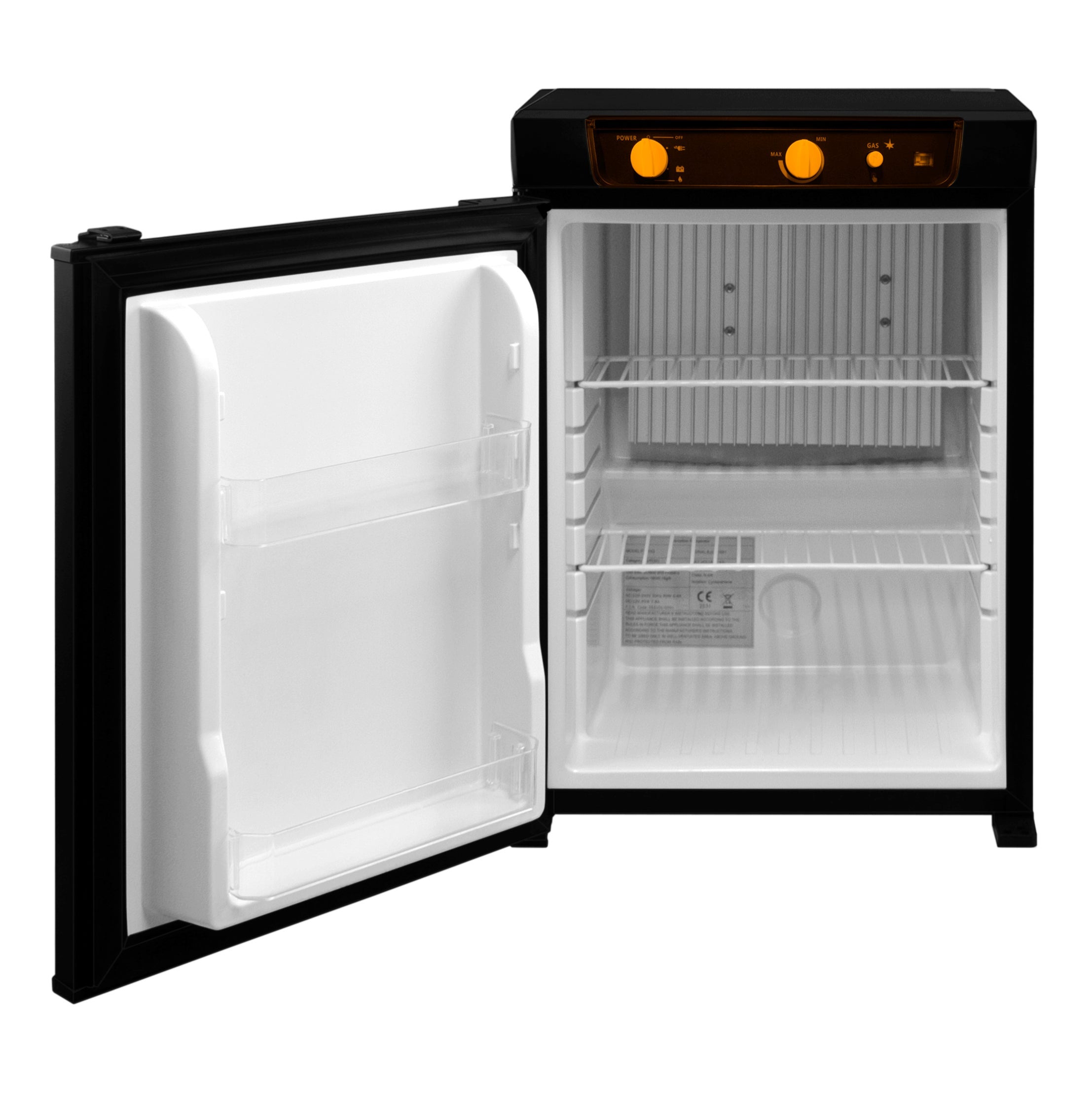Réfrigérateur Glacière Trimixte 43 L Noir Camping-Car Loisirs Frigo de Camping à Absorption 3 Voies Silencieux - 8