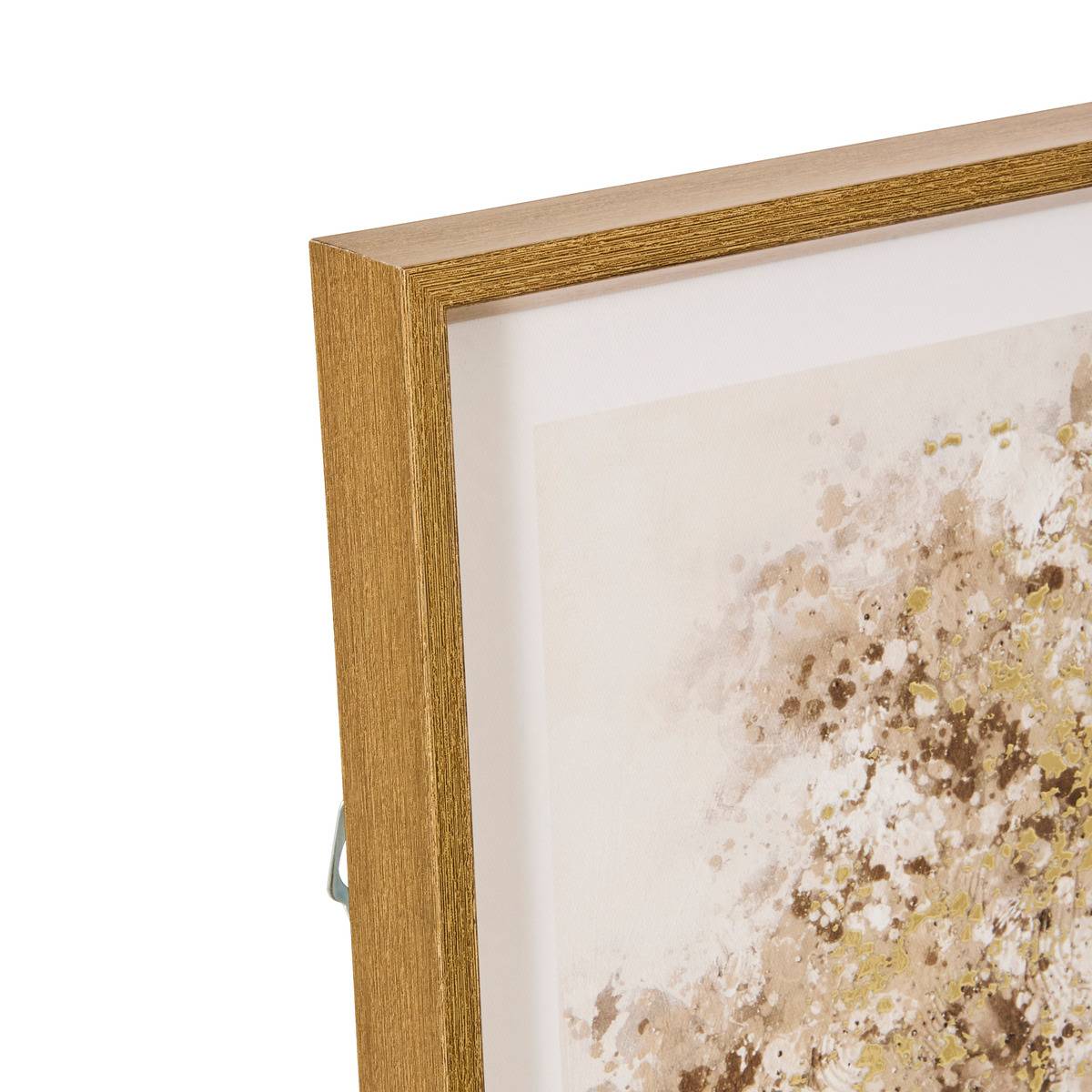 Toile imprimée encadrée Eka marron 78x38cm - Atmosphera créateur d'intérieur - 2