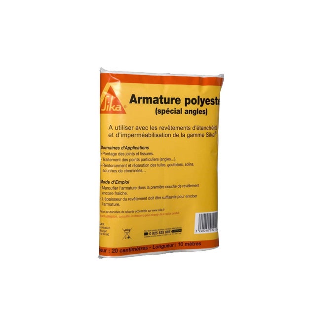 Renforcement d'étanchéité carrelage et tuiles SIKA Sikarmature spécial angle - 0,20 m x 10 m