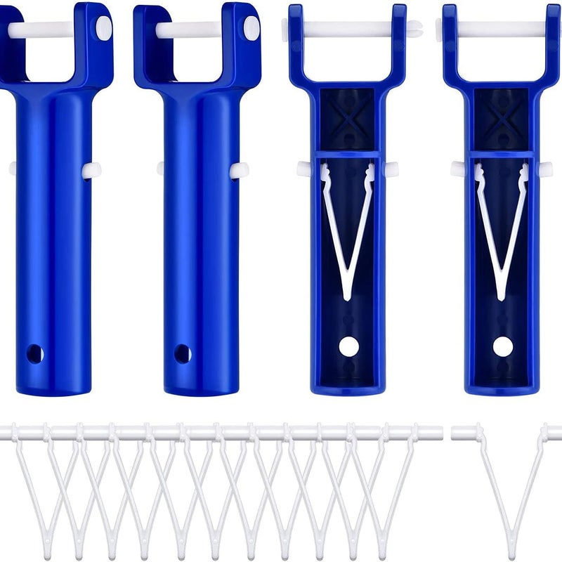 Wymienne uchwyty głowicy odkurzacza, opakowanie 4 szt., zawiera 12 zacisków V