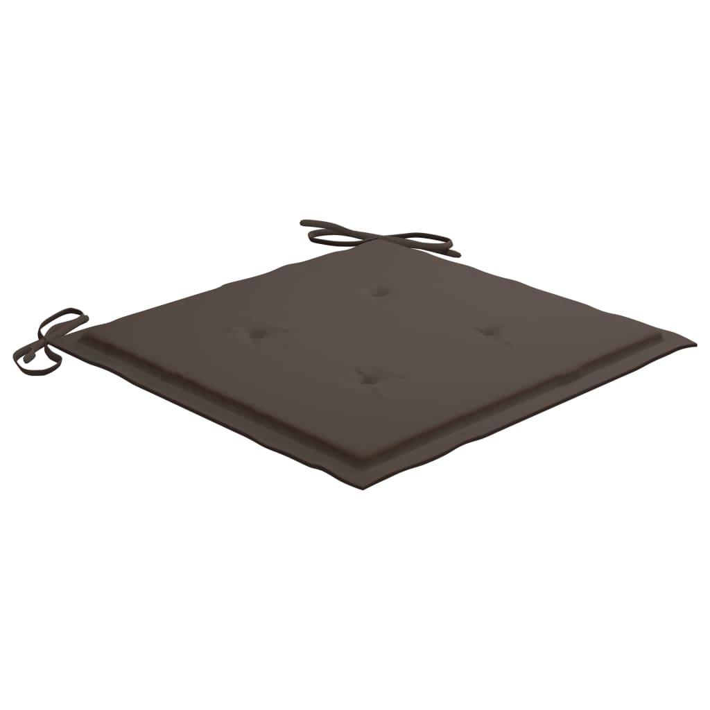 Chaise de jardin pliable avec coussin en Bois Multicouleur - 5