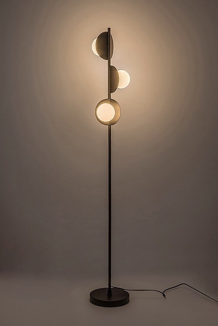 Lampa podłogowa stojąca Jules czarno-biała 3xG9x15W wym: 160 x 23 x 23 cm metal Rabalux