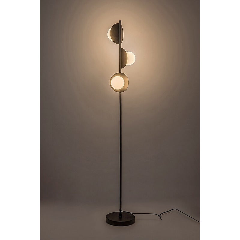 Lampa podłogowa stojąca Jules czarno-biała 3xG9x15W wym: 160 x 23 x 23 cm metal Rabalux