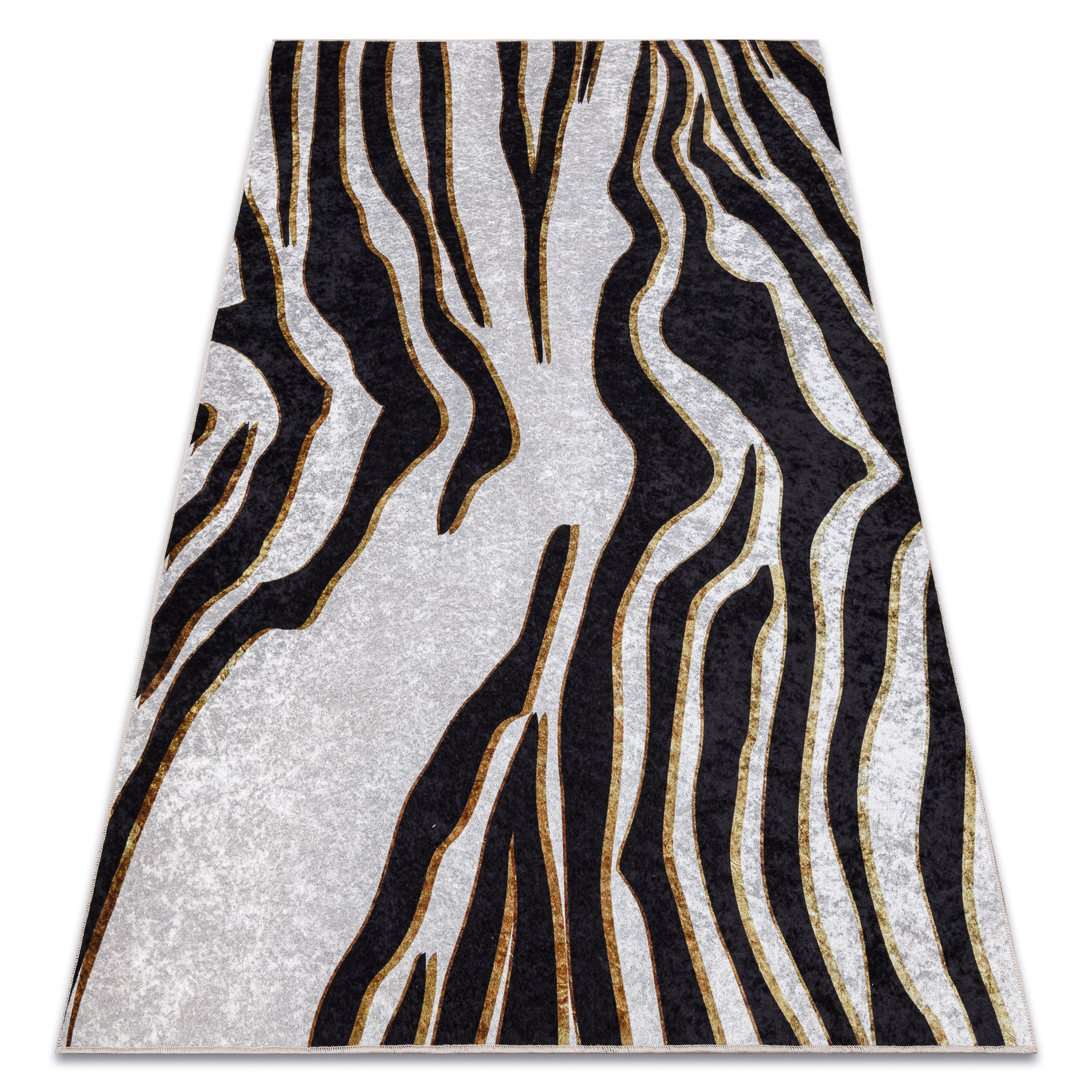Dywan do prania MIRO 52002.807 Zebra antypoślizgowy - krem / czarny 160x220 cm
