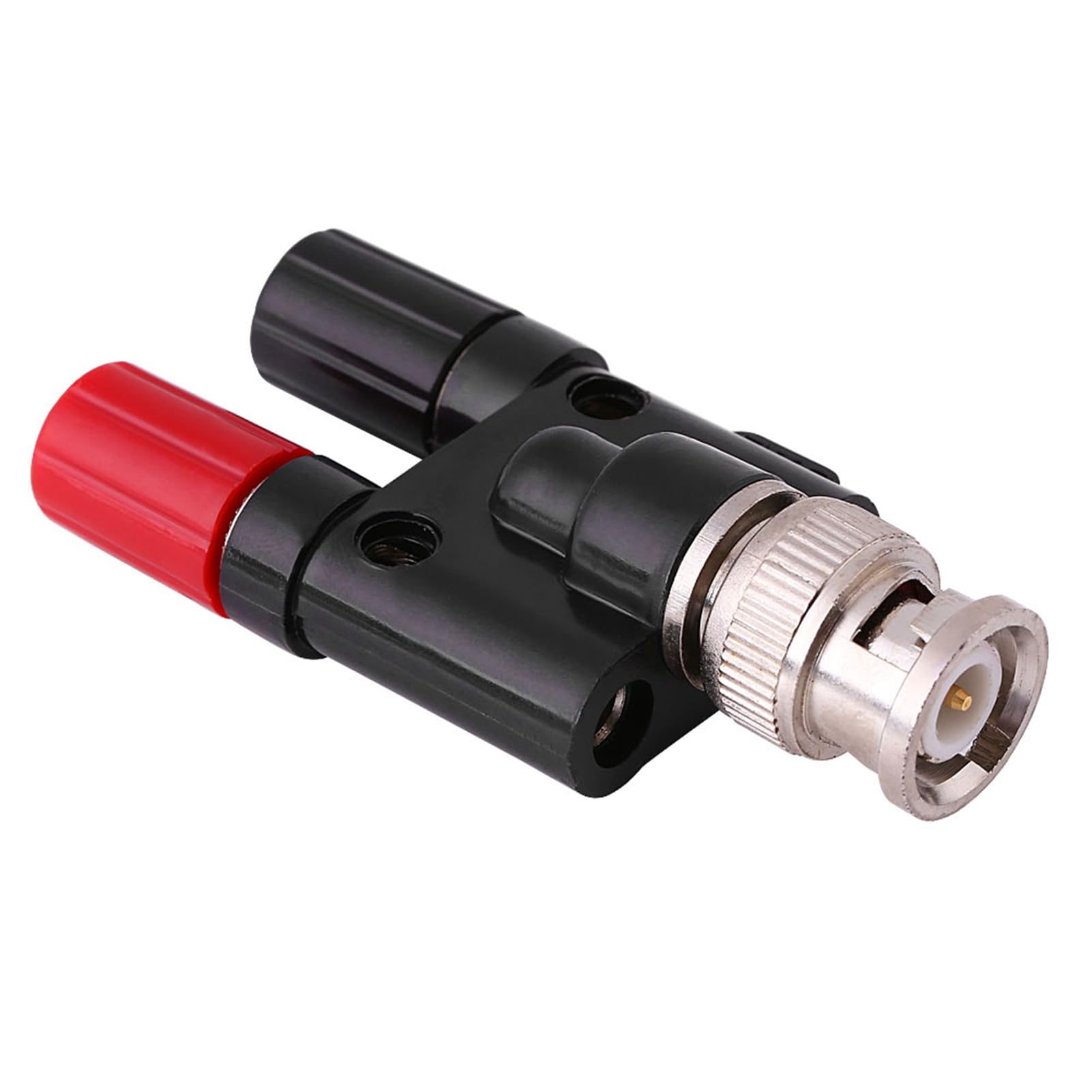 Adaptateur BNC Mâle Vers 2 Fiches Banane 4 Mm (rouge/noir) Pour Oscilloscope Et Test électronique – 50 Ω, 500V