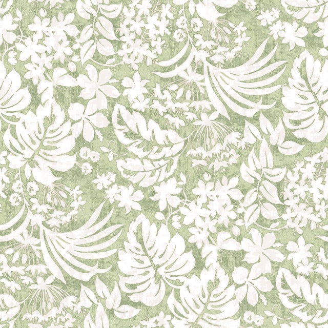 Mantel resinado antimanchas e impermeable 140x200 cm estampado hojas verde fácil limpieza.