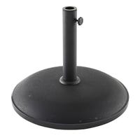 Pied de parasol 25 kg Hespéride en béton noir - Noir Pied de parasol 25 kg Hespéride en béton noir - Noir