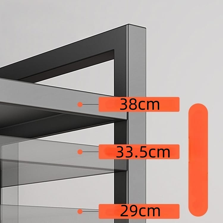 Soporte para Microondas Estante Multifuncional para Cocina, Almacenaje Expandible para Horno y Olla Arrocera, Gris Oscuro - 5