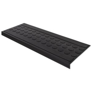 Tappetino Antiscivolo Per Gradini Floordirekt, 65x25 Cm, Bordo Inclinato, In Gomma, Per Interni Ed Esterni, Design Santiago