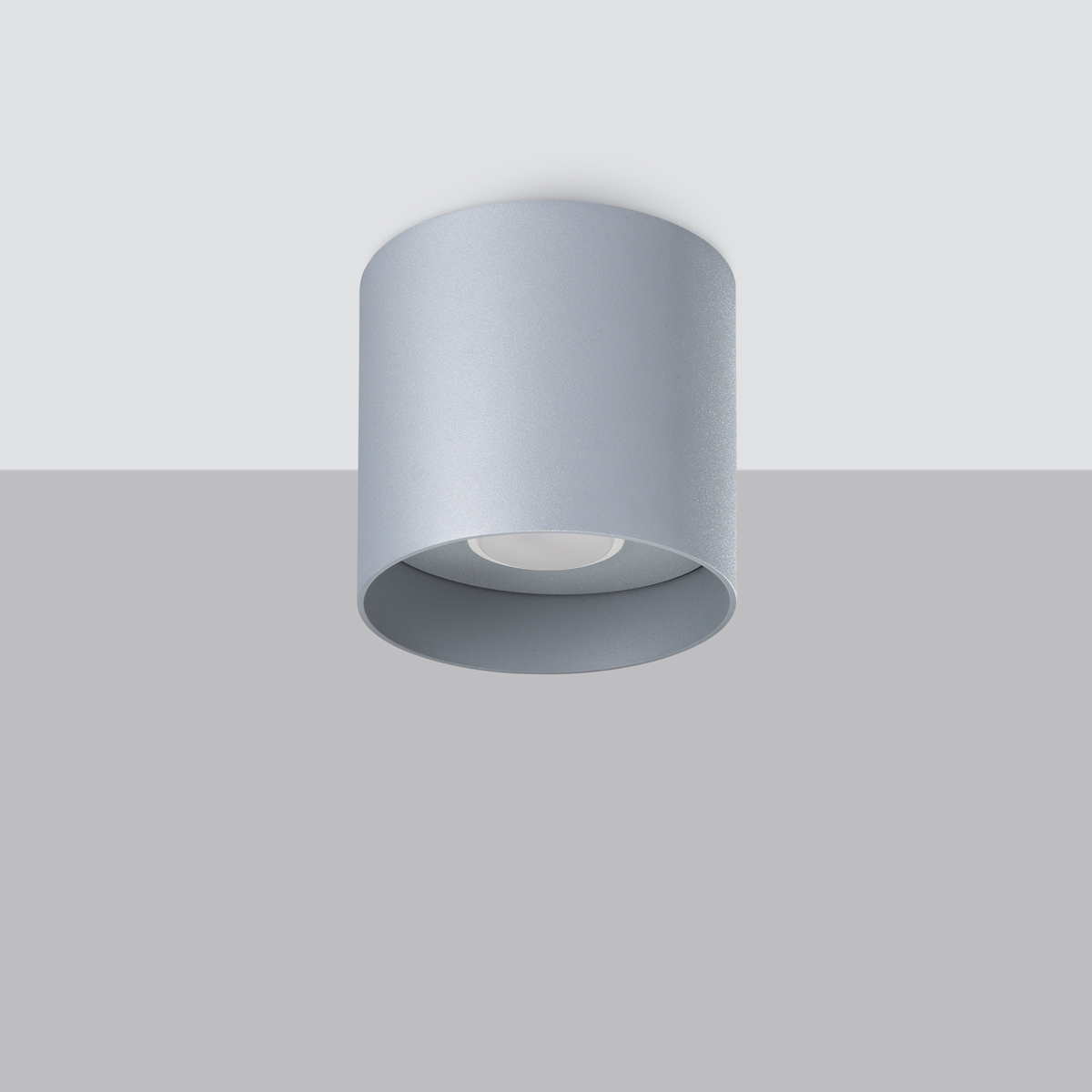 Plafon SHIIS szary LED 4000K - 12x12x11cm Sollux