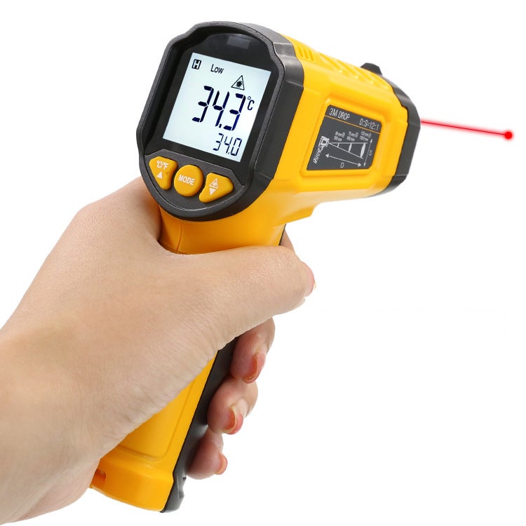 Pistolet de température infrarouge de haute précision, thermomètre infrarouge TS600, thermomètre électronique industriel portable - 8