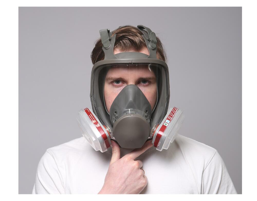 6800 Reusable Respirator, Full Facepiece, Medium, 1 Each - 4