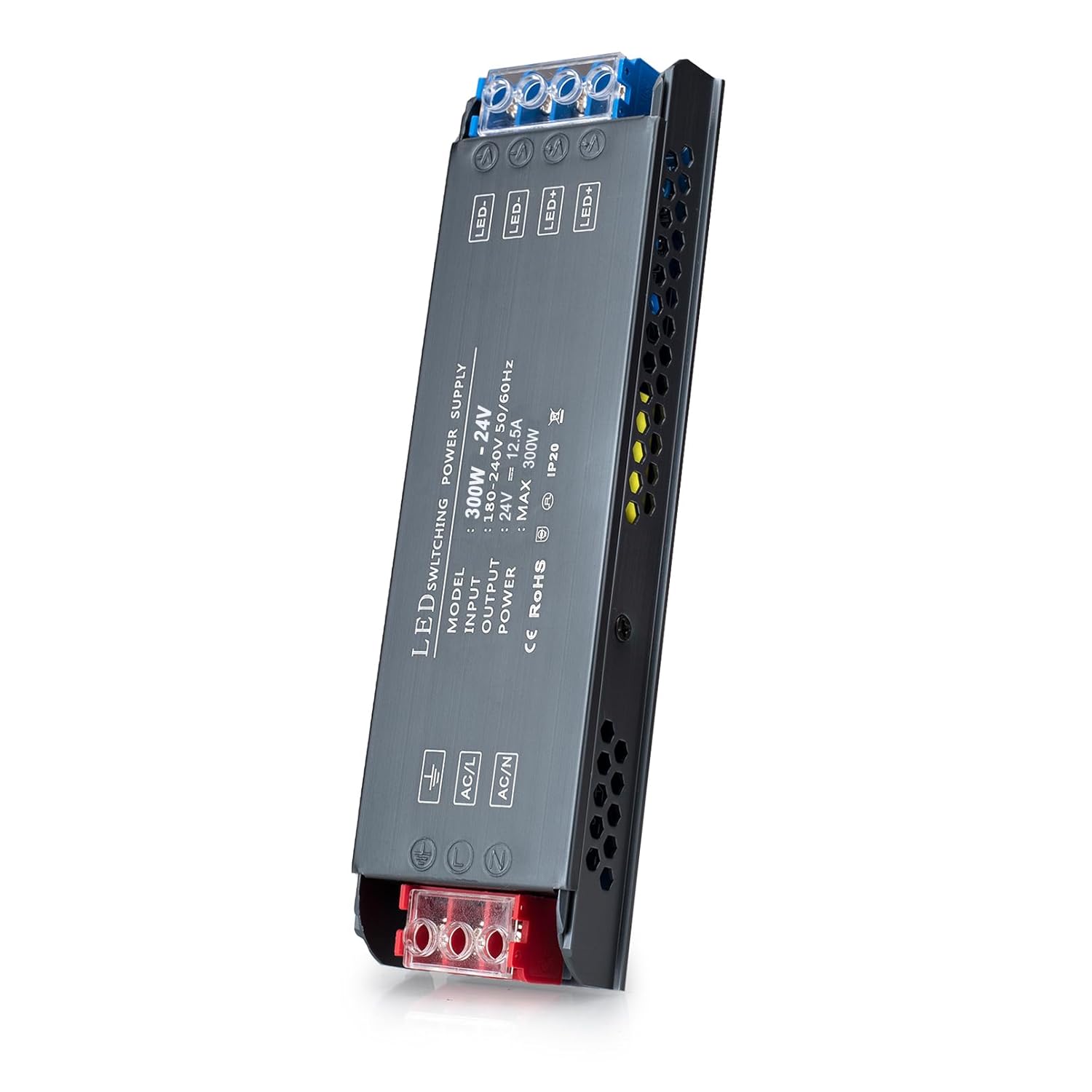 Transformador LED Driver 300W Ultra Delgado 12,5A Adaptador ...