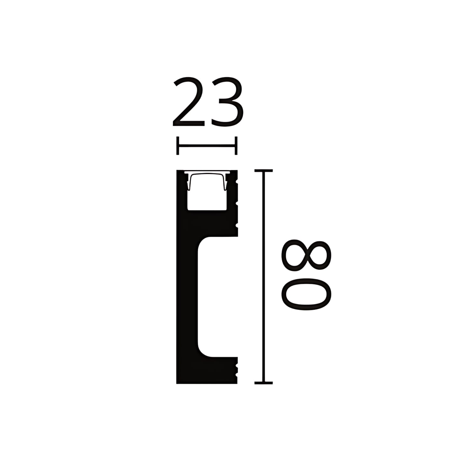 Plinthe NMC WALLSTYL IL10 Moulure décorative Corniche de plafond Éclairage indirect - 3