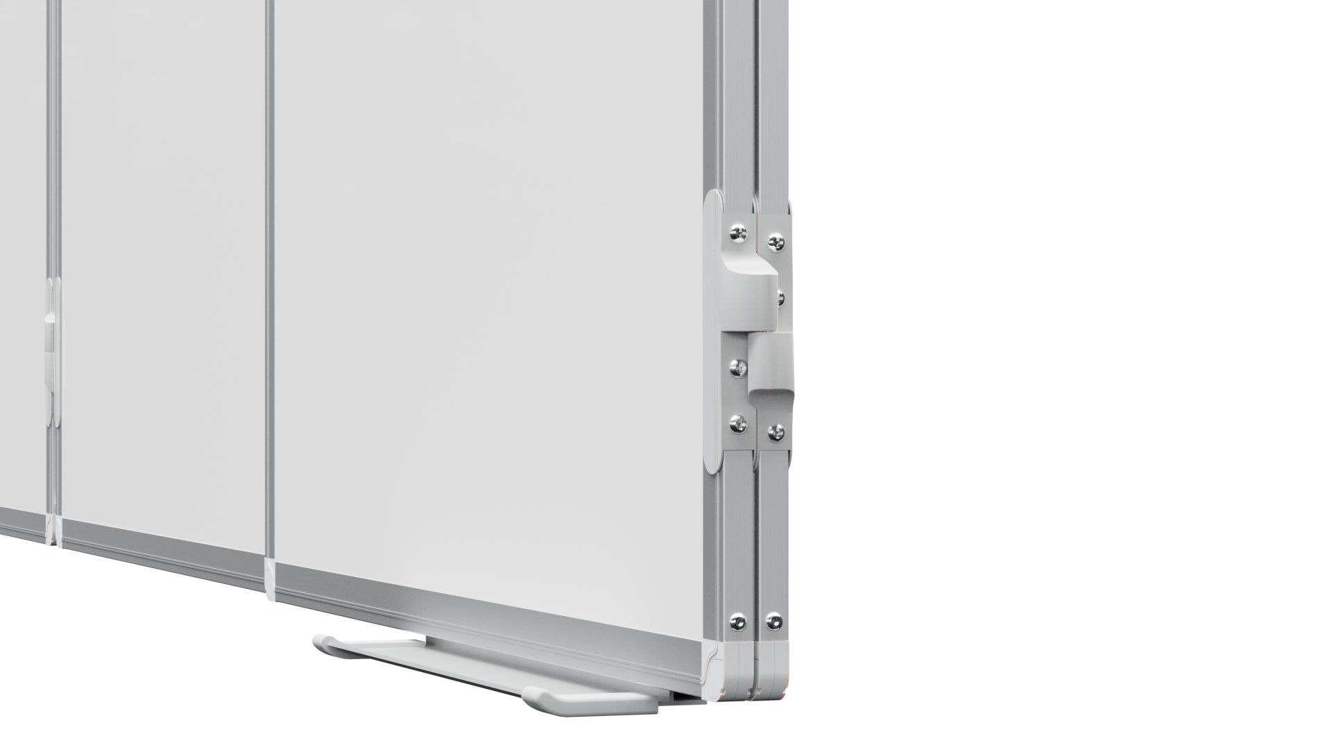 Tableau Blanc Scolaire Type Triptyque avec Cadre en Aluminium 120x90cm//240cm - 7