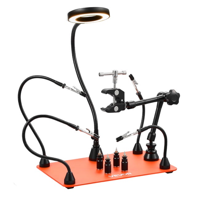 Station de soudage SMD 2 en 1 8586 220V/110V 700W avec pistolet à air chaud et fer à souder pour soudage, dessoudage et réparation  1420