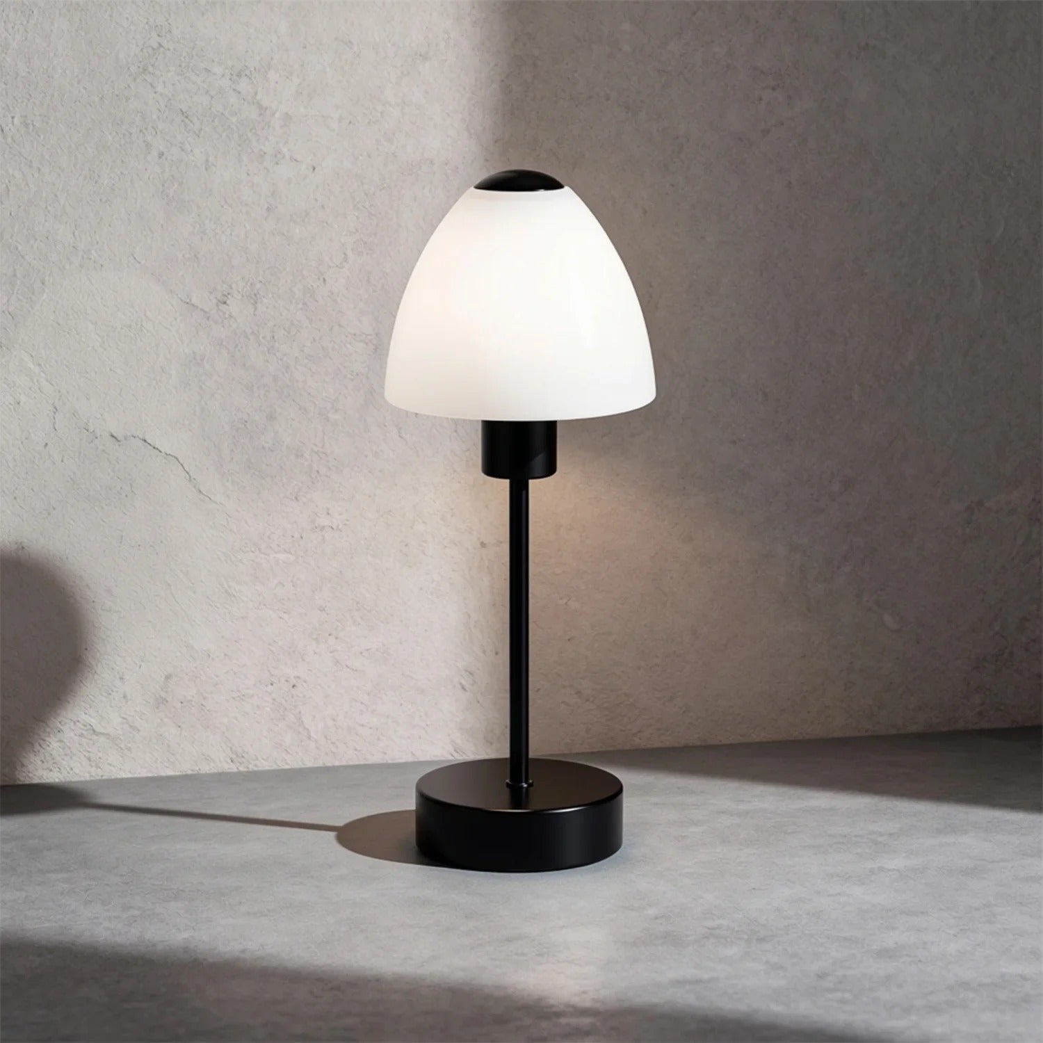Lampka nocna do sypialni czarna matowa E14 Lydia 2296 Rabalux