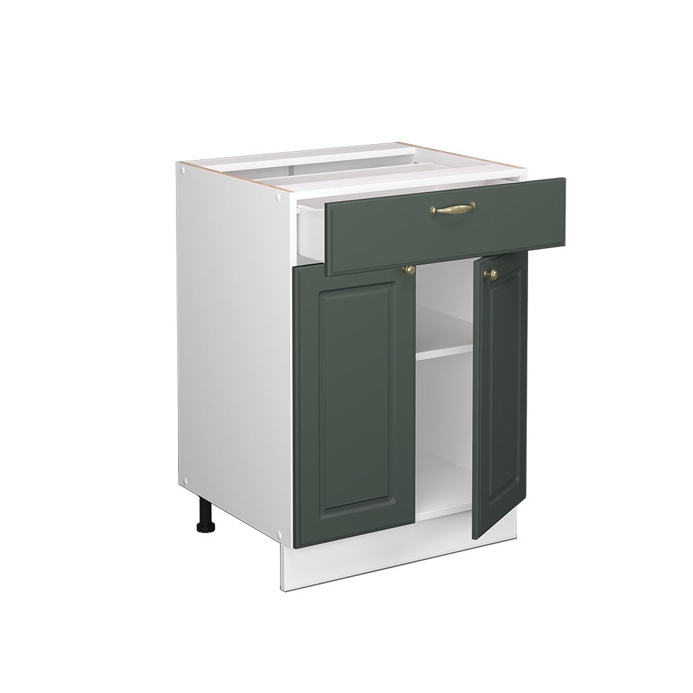 Vicco Szafka dolna do kuchni Fame-Line, Green Gold Country, 60 cm z szufladą, BP Dąb