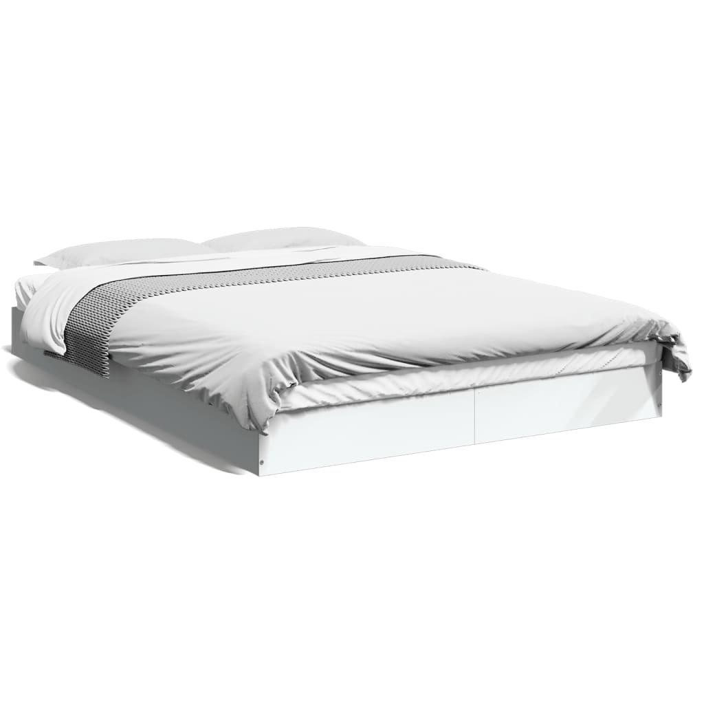 Mondeer Armadietto Sottolavabo In Legno Bianco - 60,6x60x30 Cm, MDF, Con Ritaglio Per Sifone - 2