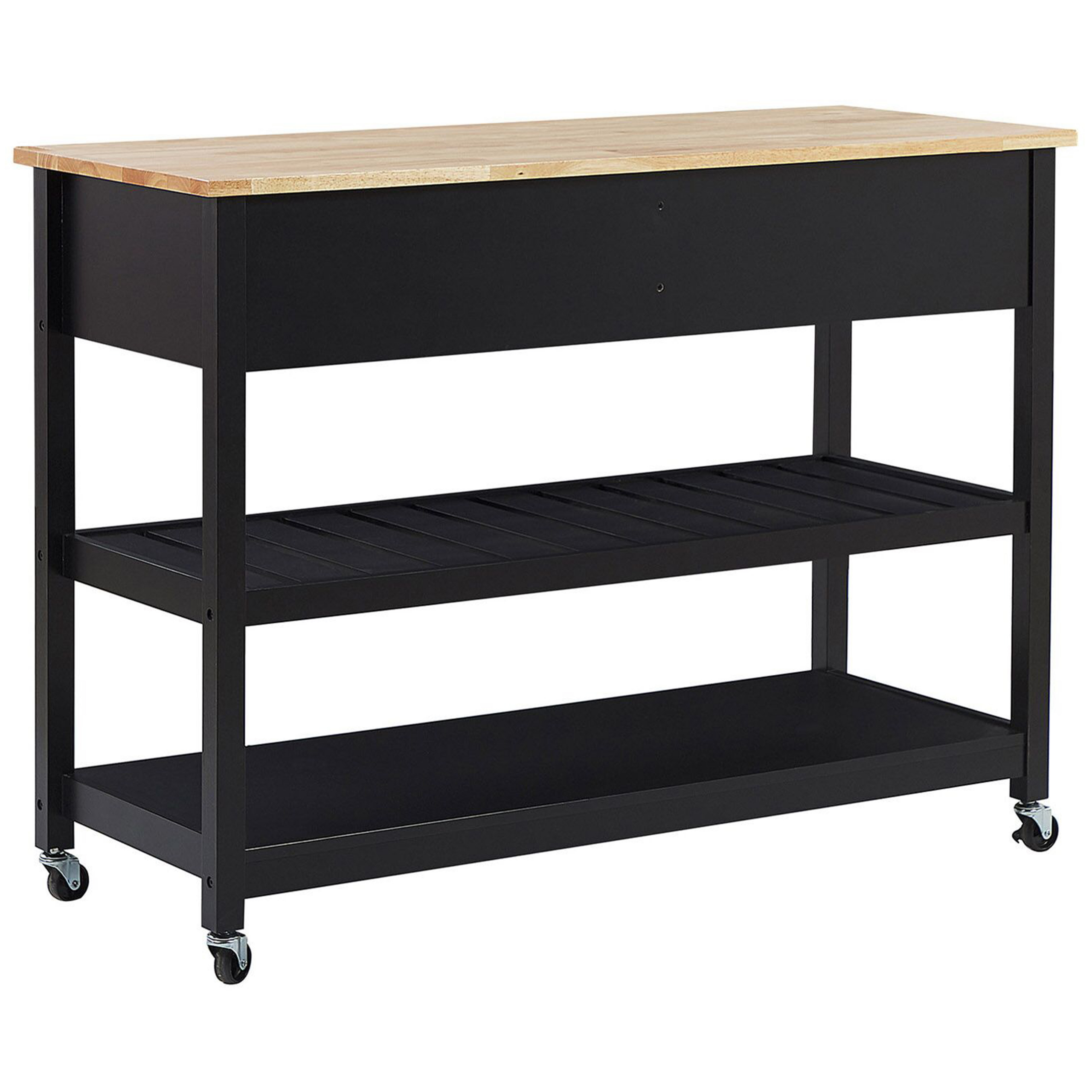 Carrello portavivande NAVARINO Legno Nero - 6