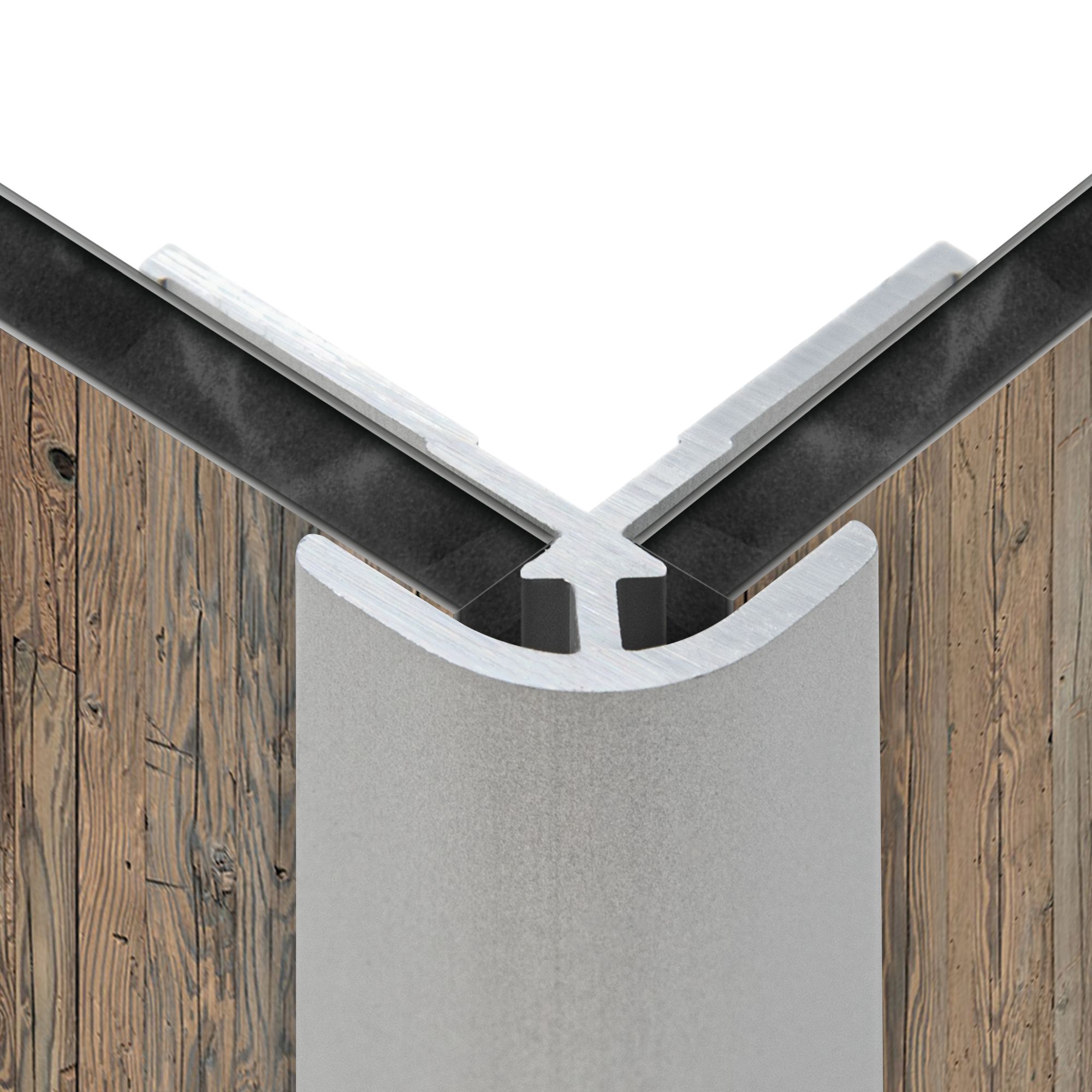 Schulte profilé d'angle extérieur, H.255 x l.2,3 cm, pour panneau mural de douche, DécoDesign, aluminium,&nbsp;alu-argenté - 4