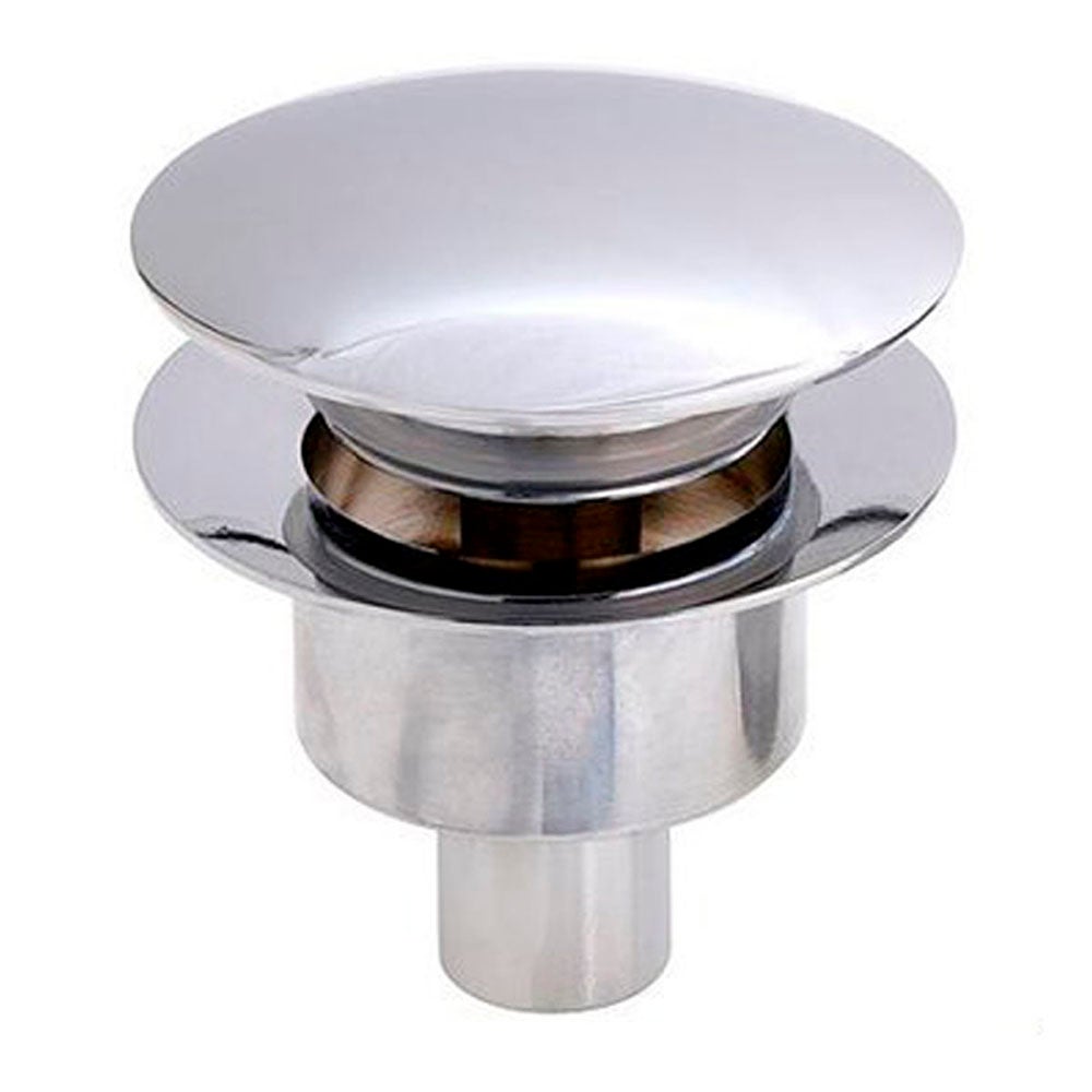 Vanne De Vidange Lavabo/bidet Clic-clac - Finition Or Brossé, Laiton, Ouverture Par Pression - 8