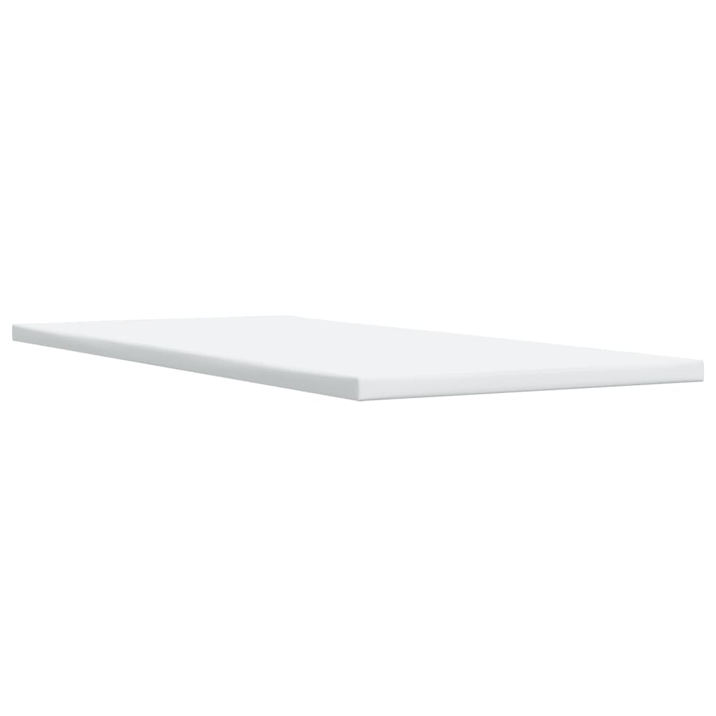 Sommier à lattes de lit avec matelas Bleu 100x200 cm Tissu - 7