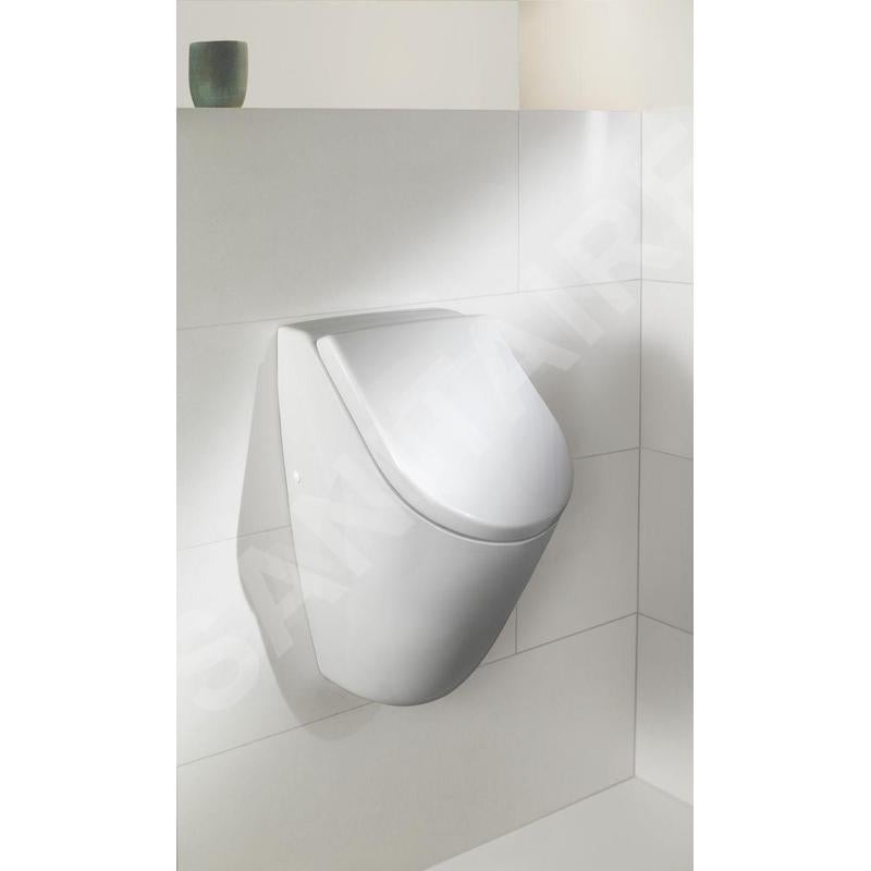 Villeroy & Boch Subway urinoir d'aspiration, ovale, pour couvercle, 315x285x535mm, 751301R1, Farbe: Céramique blanche Plus - 3