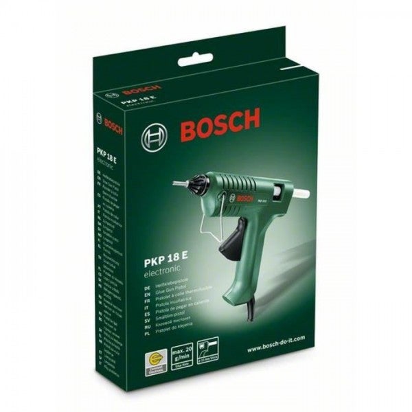 Pistolet a colle BOSCH - PKP 18 E - Electrique - 7 min - Vert et noir - 10 cm - 11 mm - 2