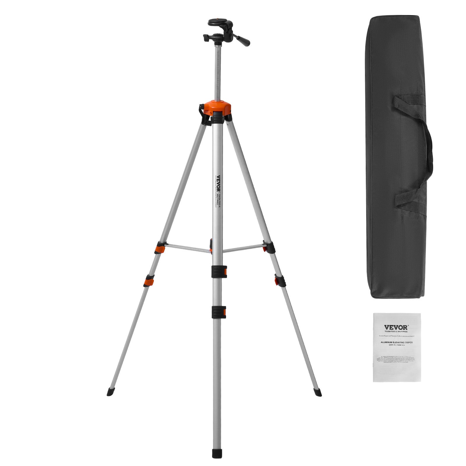 Trépied de niveau laser,support fileté VEVOR 1/4 x 20,réglage de la hauteur de 27,36