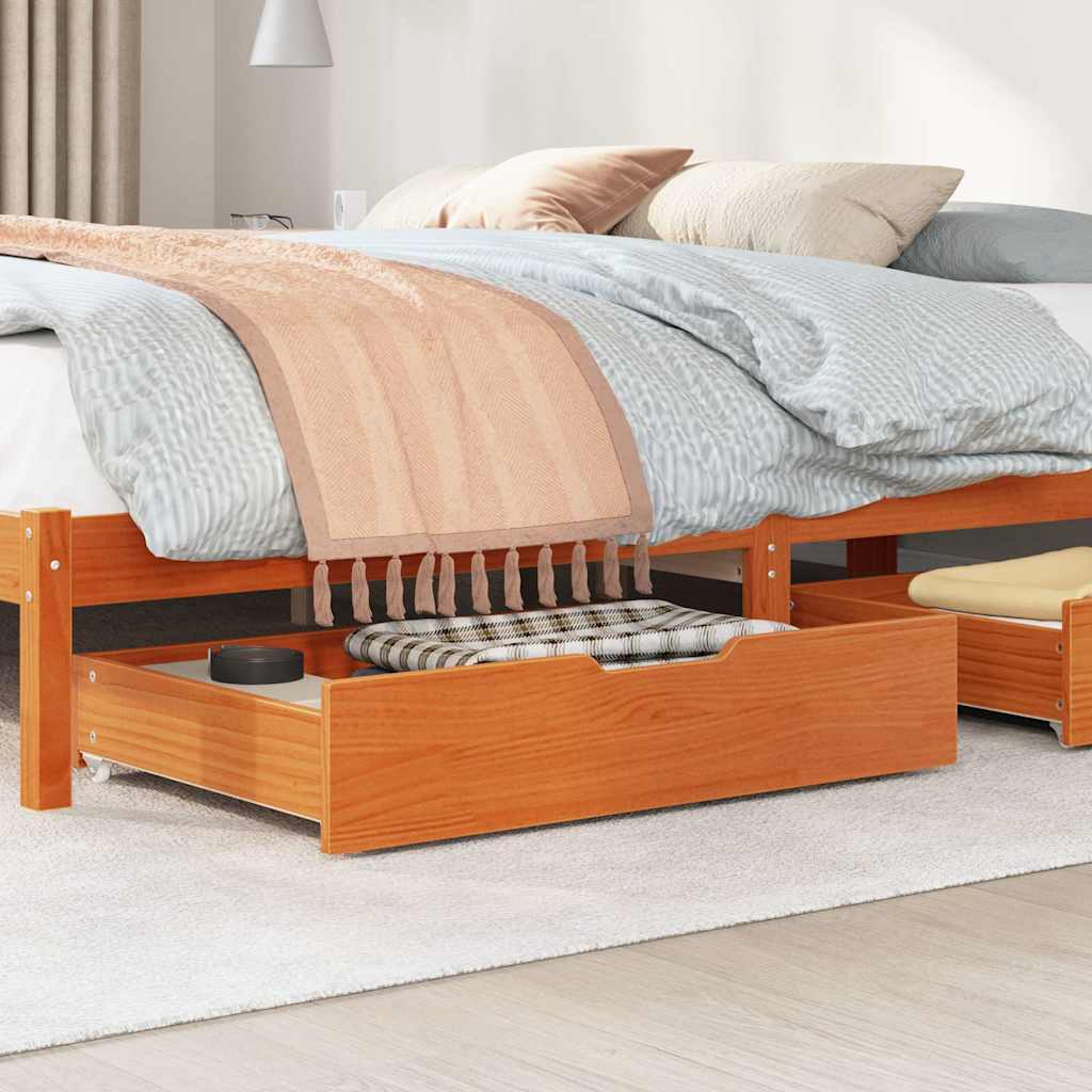 Lot de 2 boîtes de rangement sous le lit avec roulettes, tiroirs sur roulettes, étagère à