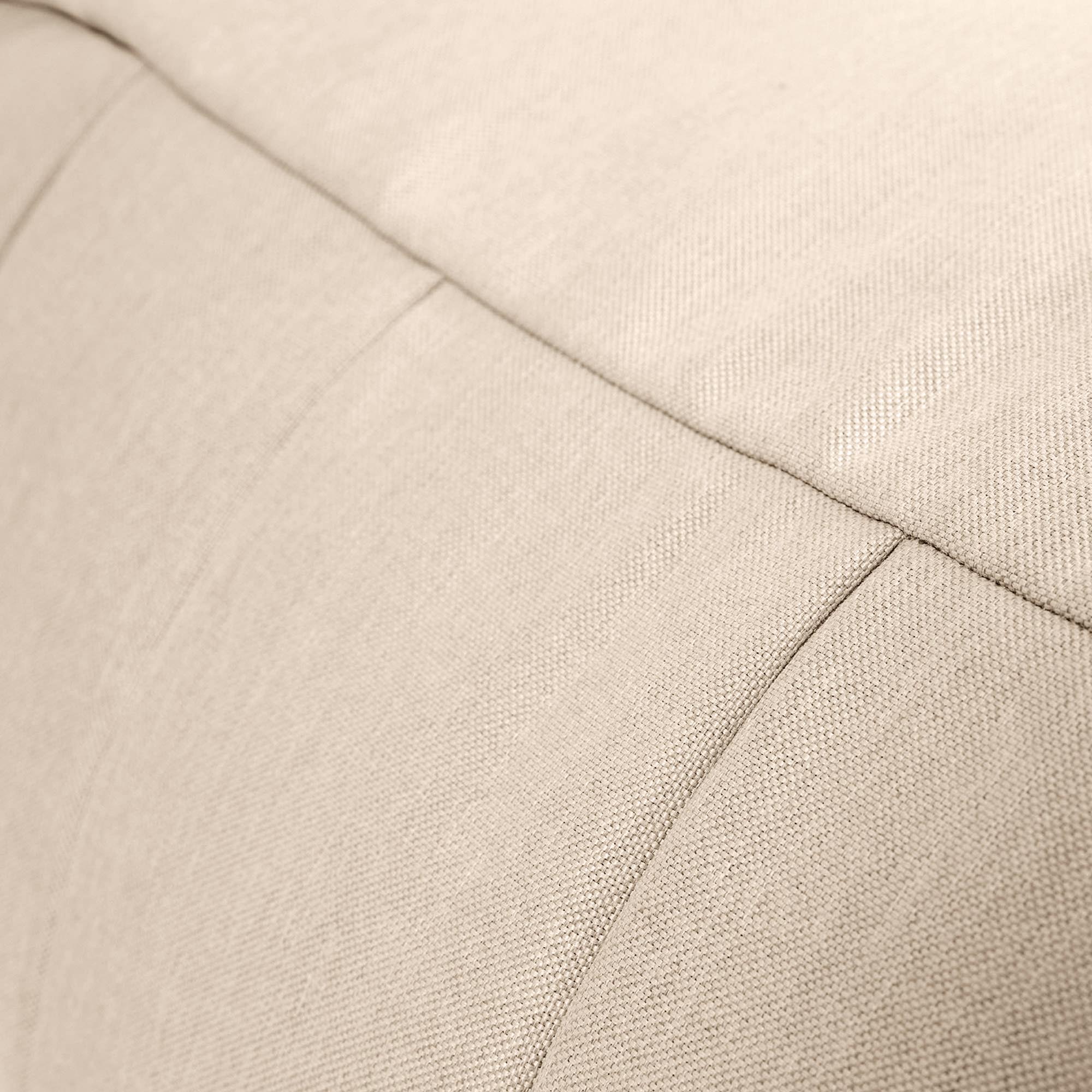 Pouf repose-pieds Icon de jardin modulable en oléfine Oeko-Tex® imperméable beige, 95x95x46cm - 5