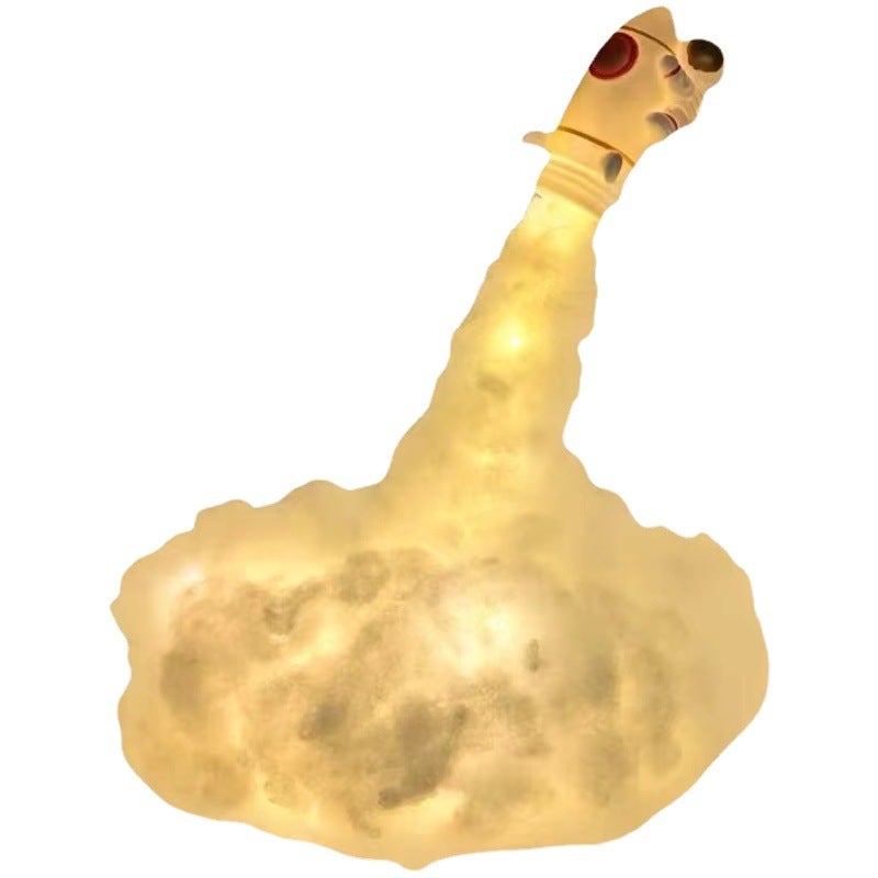 Lampa rakieta LED drukowana w 3D, prezent urodzinowy dla dzieci, dekoracja wnętrz, USB | Dom i ogród | Figurki | 1 zestaw lamp