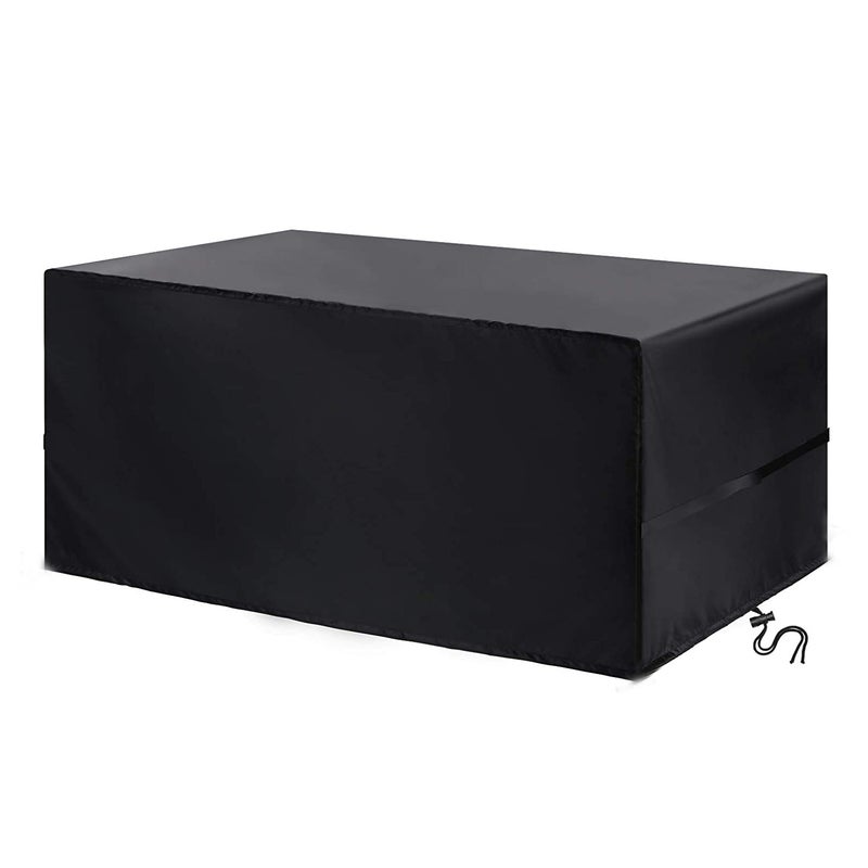 Pokrowiec na meble ogrodowe z zapięciem na rzepy po bokach, wodoodporny, wiatroszczelny i odporny na promieniowanie UV, wykonany z tkaniny Oxford 600