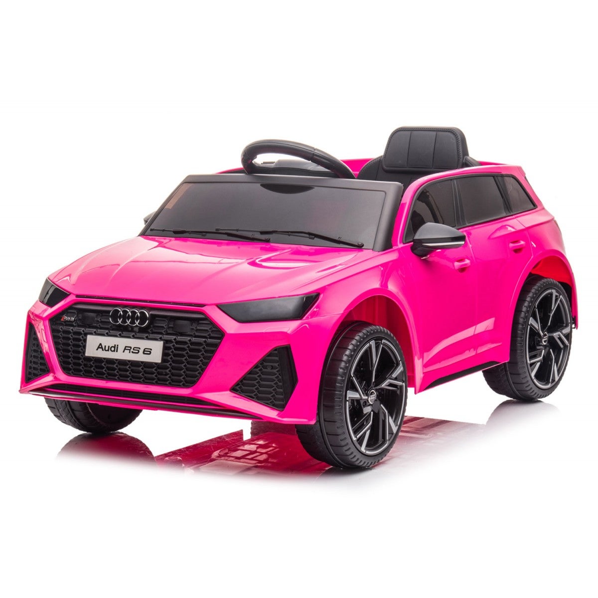 Audi RS6 Rosa Auto Elettrica per Bambini a Batteria con Telecomando ...