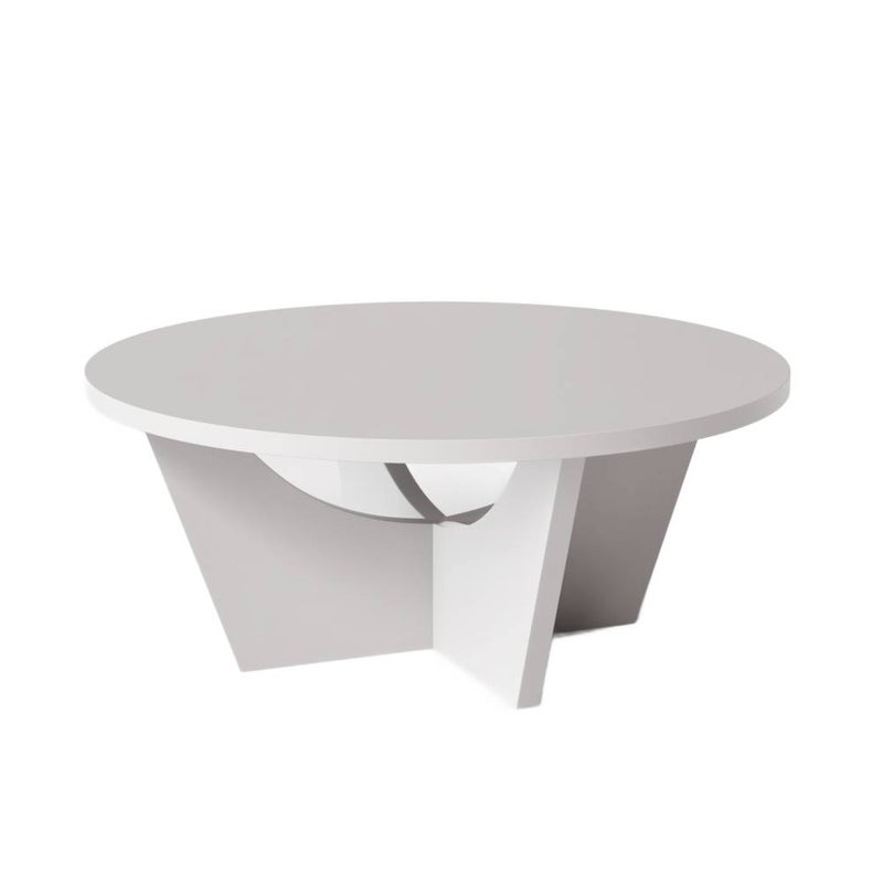 KOLM Stolik kawowy okrągły TORI Ø90 cm Szary